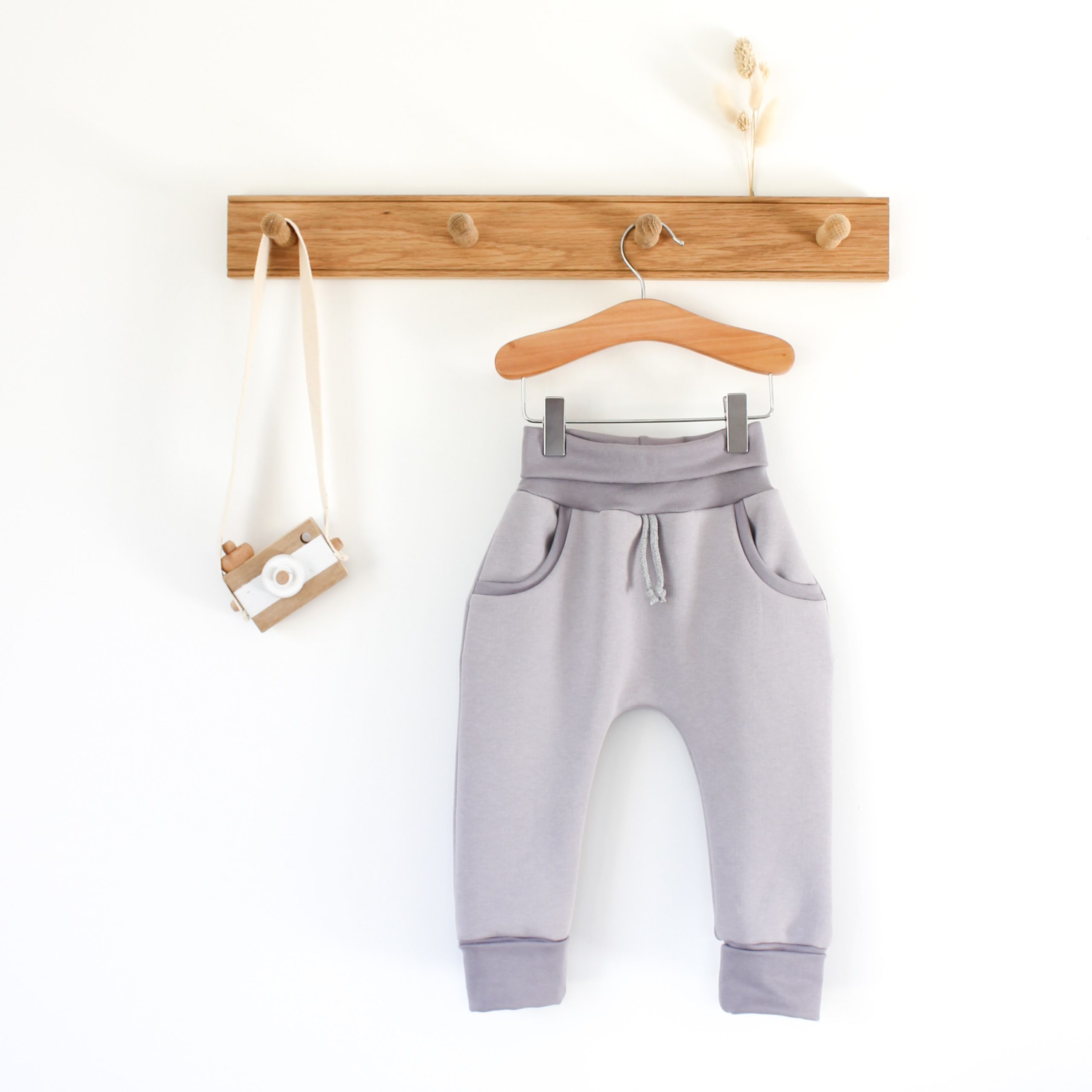 Pantalon évolutif gris à poche