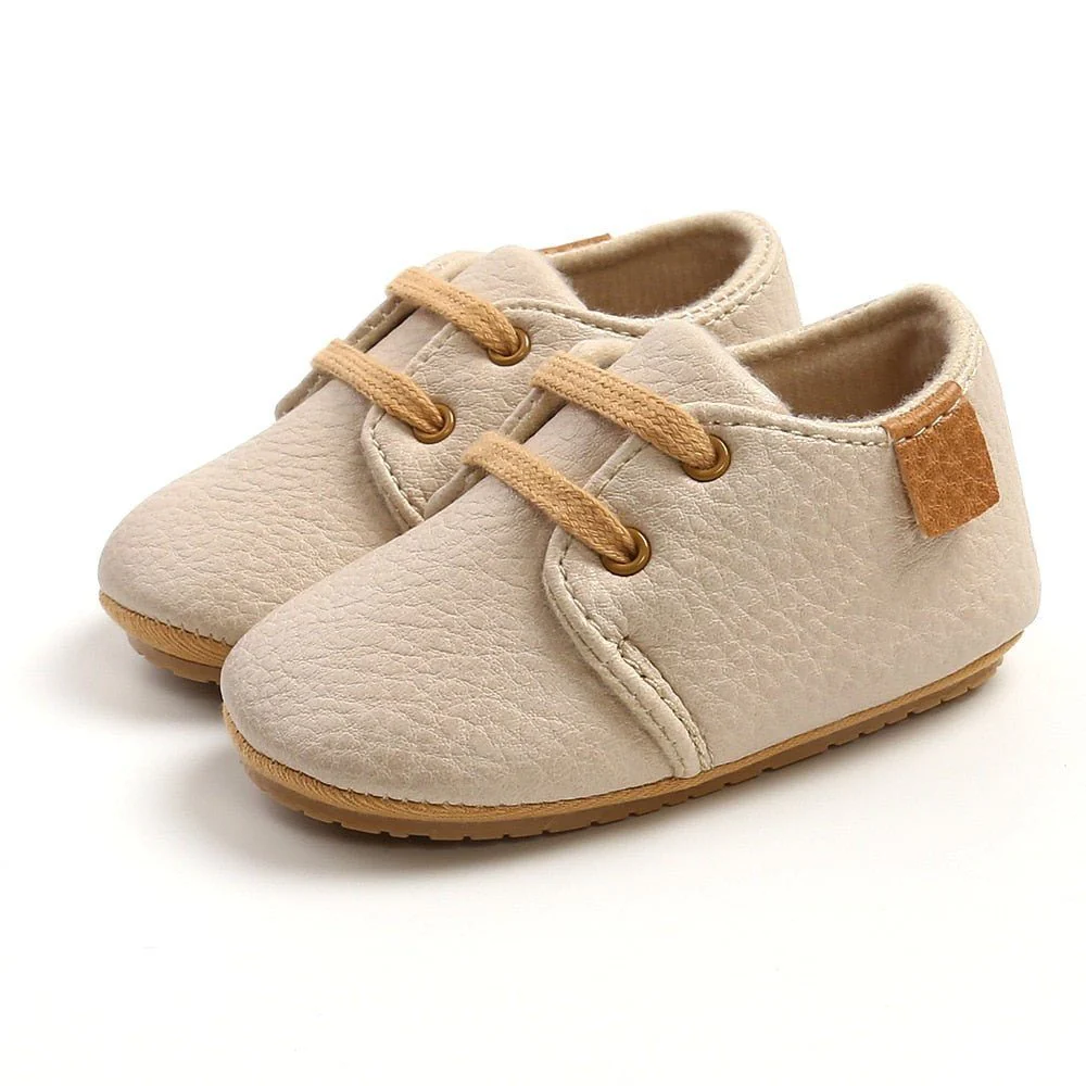 Infant Multicolor Retro Leather Shoes – Image 2