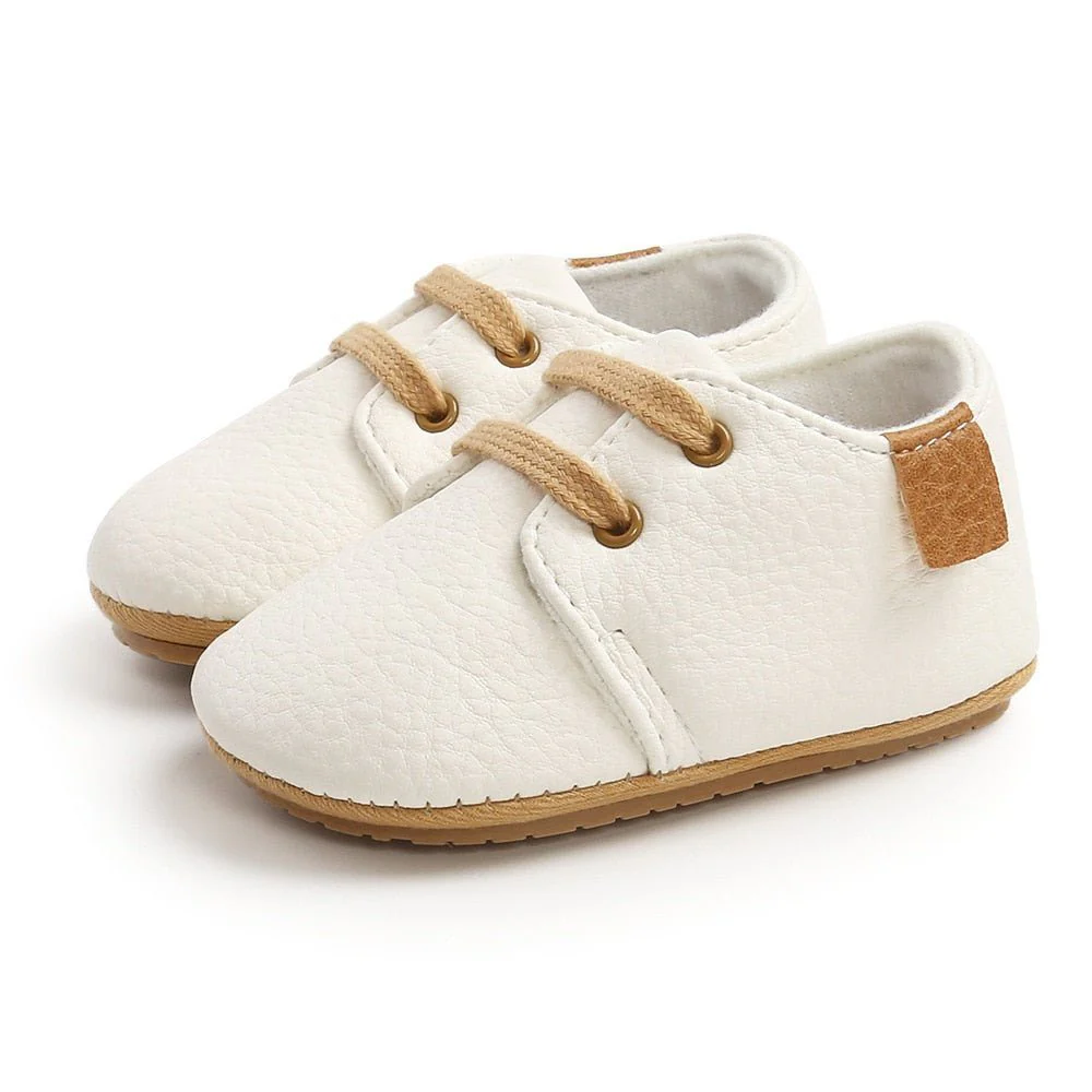 Infant Multicolor Retro Leather Shoes – Image 9