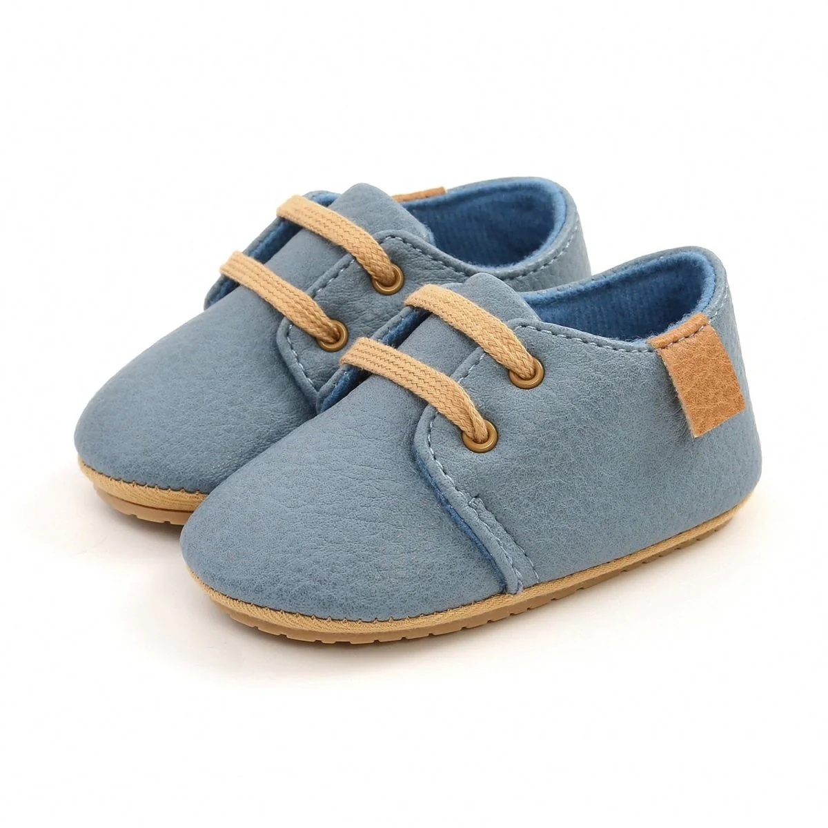 Infant Multicolor Retro Leather Shoes – Image 4