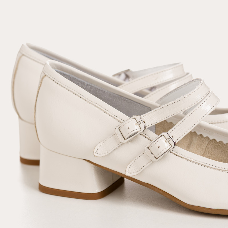 REQINS – Babies à talon Kristen – Off white – Image 4