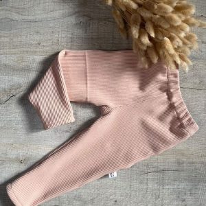 Legging bébé doux rose