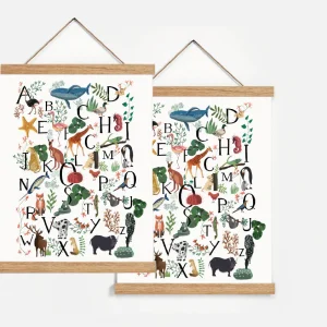 Duo d'abécédaires des animaux