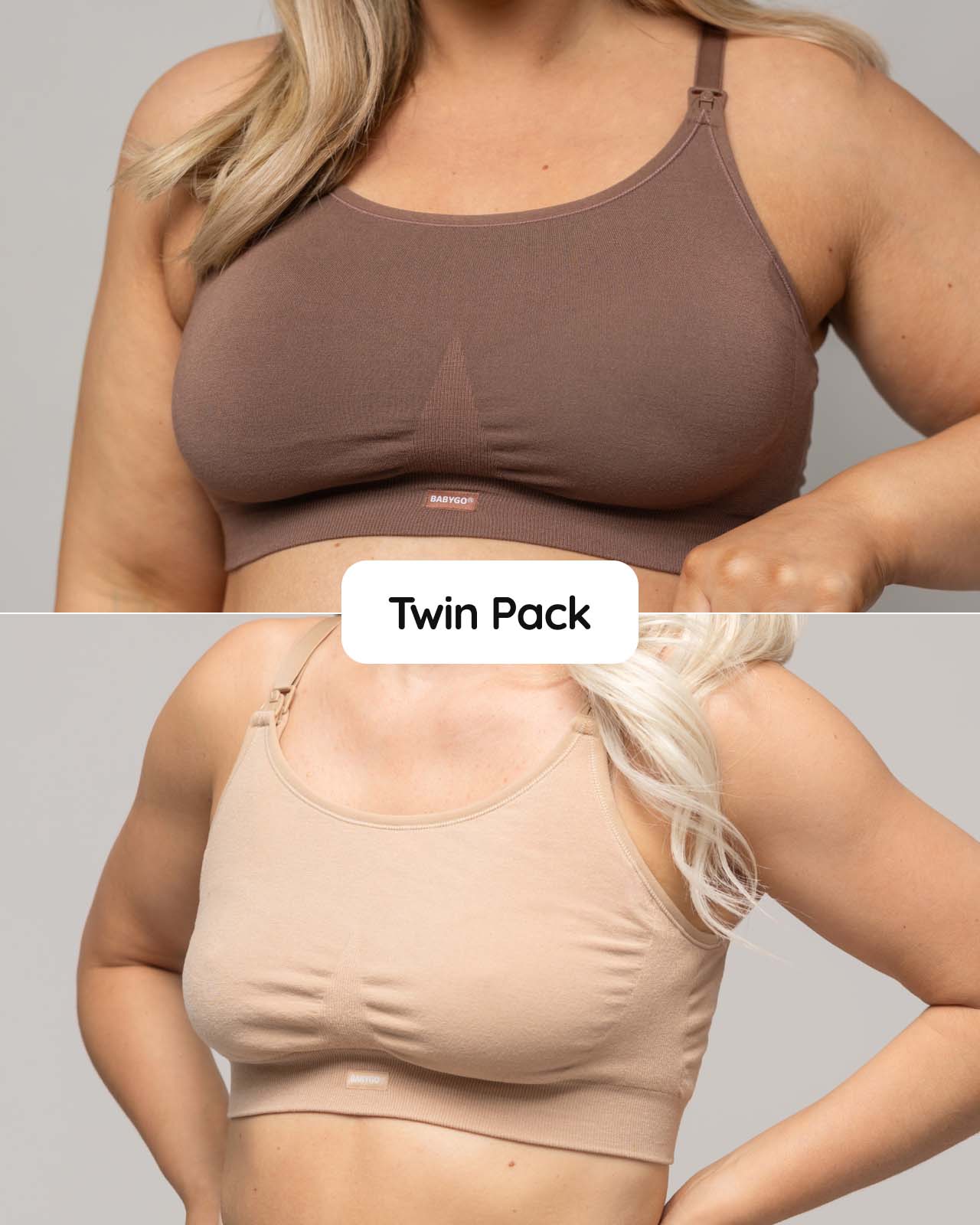 Lot de deux soutiens-gorge de maternité BABYGO®