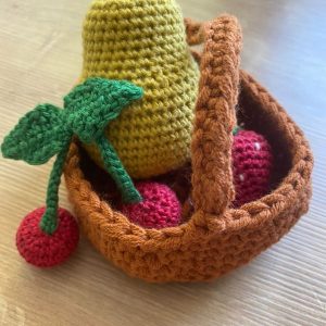 Dinette en crochet fruits fabriquée en France