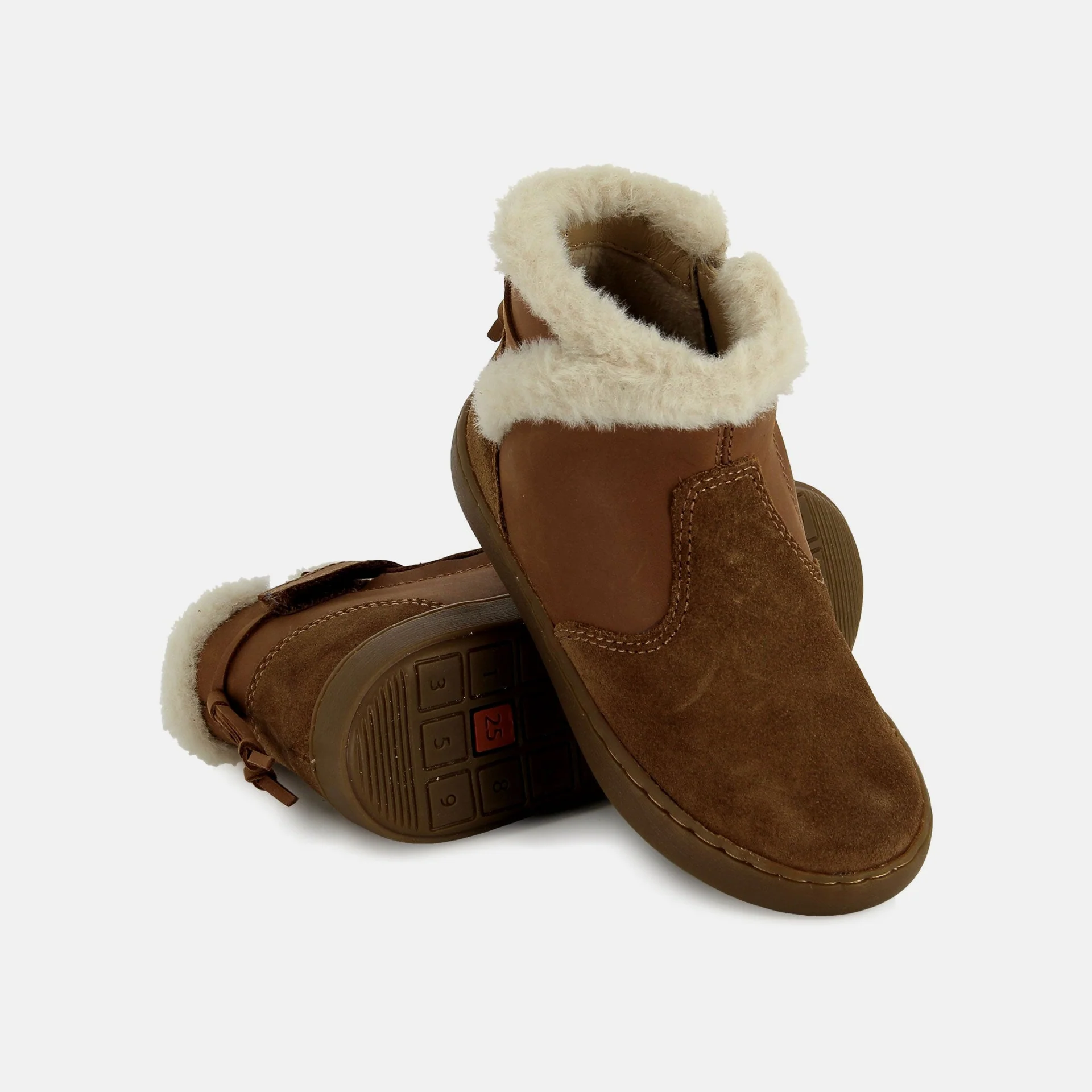 SHOOPOM – Bottines Play Fur Sweet – Camel – Image 2