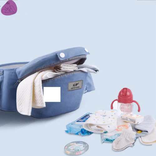 Porte bébé kangouroux ergonomique avec sac de rangement |BabyComfort – Image 6
