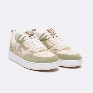 FAGUO – Baskets Dahlia – Ecru/kaki