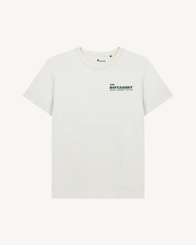 FAGUO – T Shirt Lugny Botanist – Écru – Image 3
