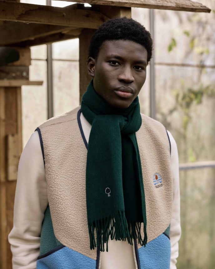 FAGUO – Écharpe – Vert pin