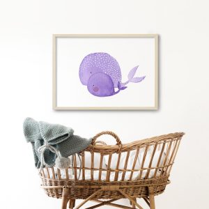 Affiche chambre d&rsquo;enfant « maman et son bébé »