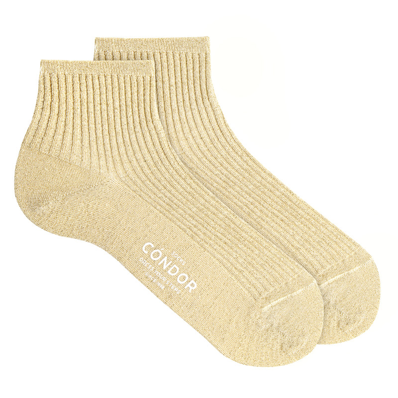 CONDOR – Chaussettes à paillettes – Or