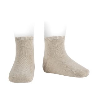 CONDOR – Chaussettes en lin – Beige