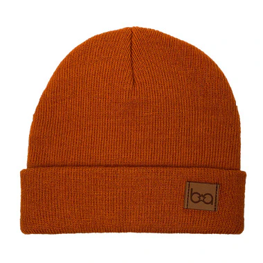 Tuque en Tricot Classique - Rouille