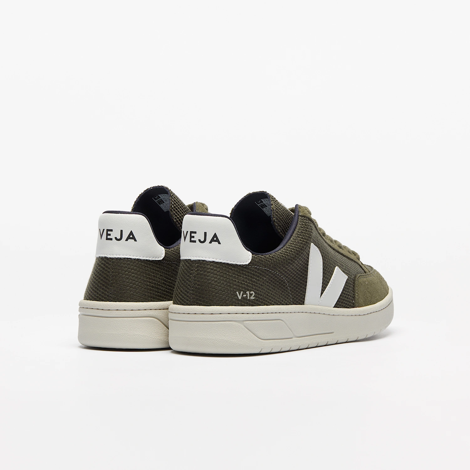 VEJA – Baskets V12 Mesh – Olive White – Image 3