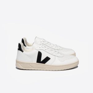 Veja – Baskets – V10 Leather White Black