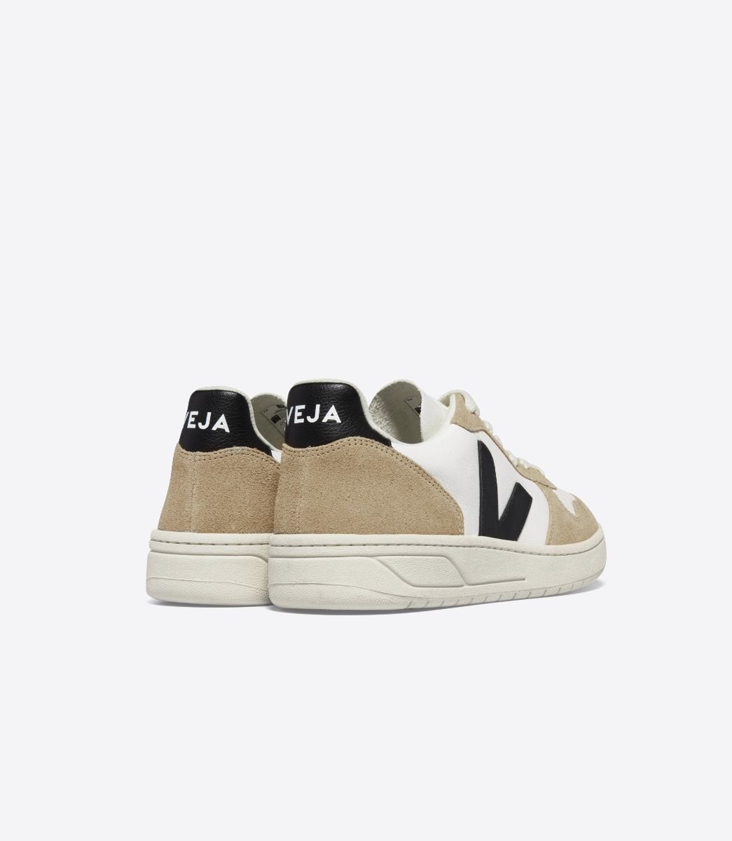 VEJA – Baskets V10 – White Black Sahara – Image 3
