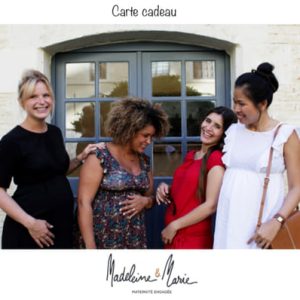Carte cadeau Madeleine & Marie
