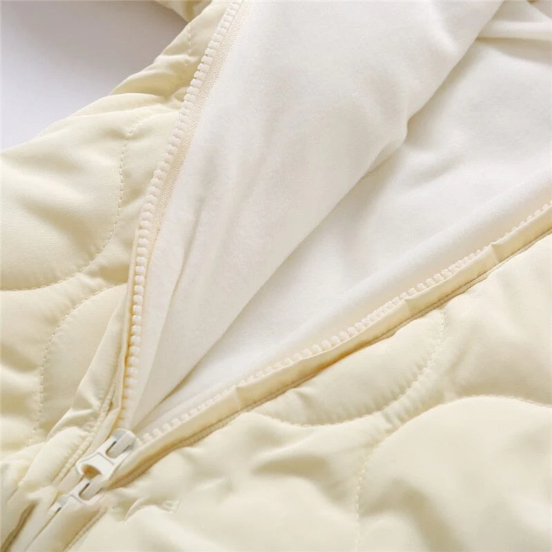 Winter Baby Fur Lining Bear Rompers – Image 8