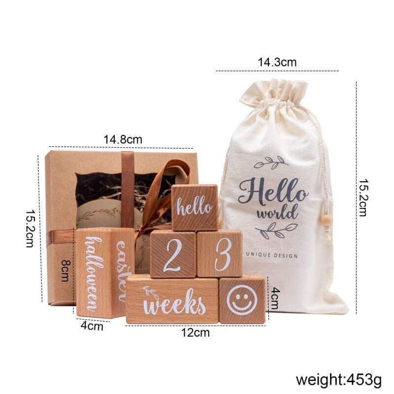 Wooden Baby Milestone Cards – Image 6