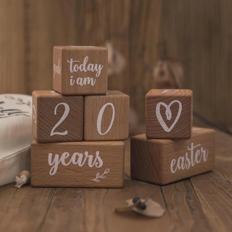 Wooden Baby Milestone Cards – Image 4